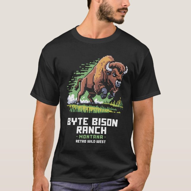 Byte Bison Ranch T-Shirt (Vorderseite)
