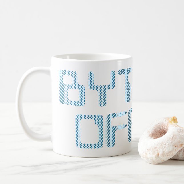 Byte off kaffeetasse (Mit Donut)