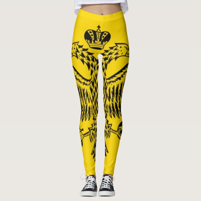 Byzantine Empire Flag Leggings (Vorderseite)