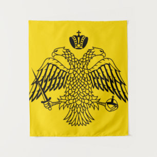 Byzantine Empire Flag Wandteppich