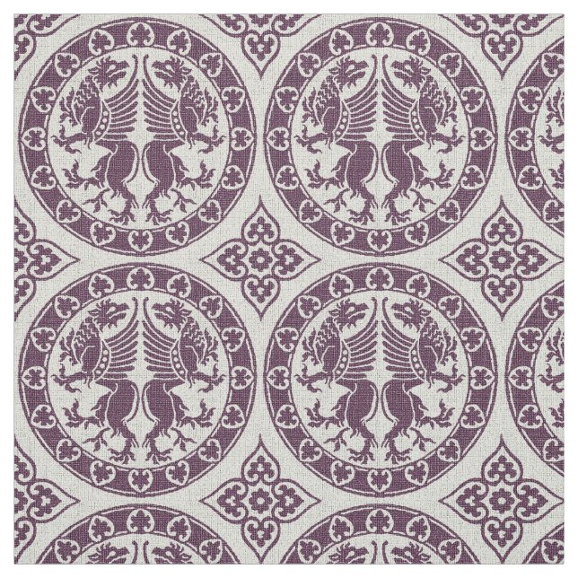Byzantine Griffins Fabric Stoff (Muster)