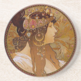 Byzantinisch Brünett, Mucha Untersetzer