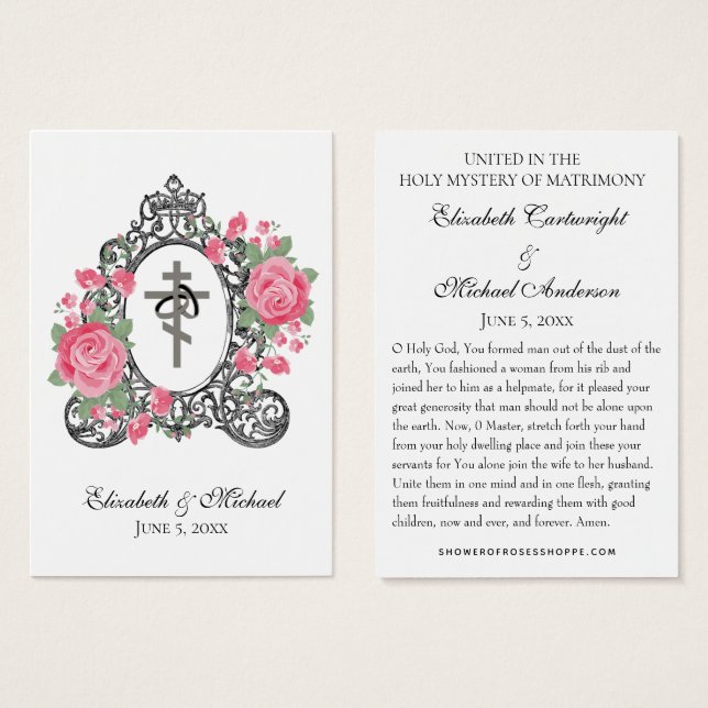 Byzantinisch-orthodoxe Osterreich Hochzeit Heilige (Vorne & Hinten)