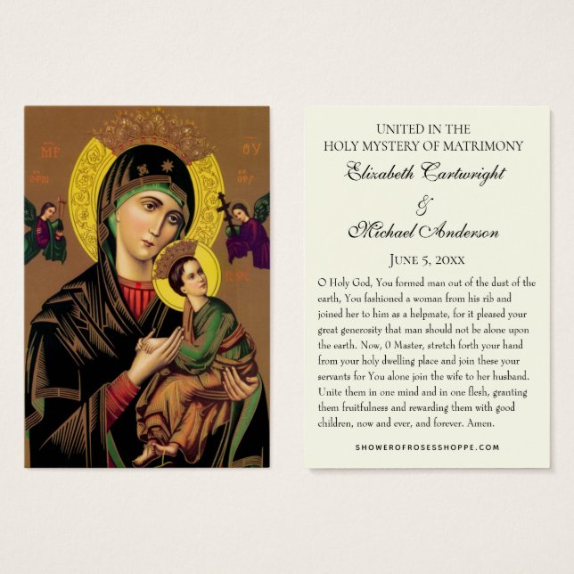 Byzantinisch-orthodoxe Osterreich Hochzeit Heilige (Vorne & Hinten)