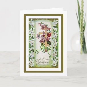 Byzantinisch-slawonisch-katholische Pascha Ostern Feiertagskarte