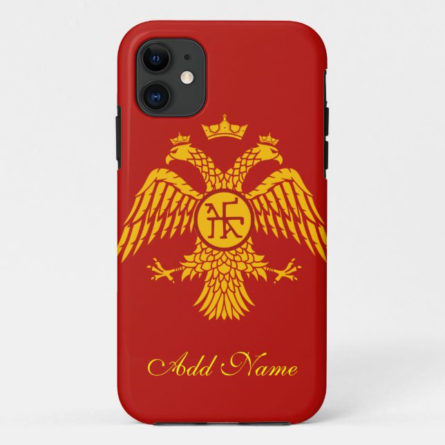 Byzantinische Flagge Case-Mate iPhone Hülle (Rückseite)