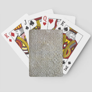 Byzantinische Platte mit kreuzförmiger Verzierung, Spielkarten