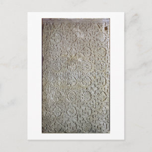 Byzantinische Platte mit Kruziformverzierung, 12.- Postkarte