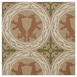 Byzantinische Tiere Stoff