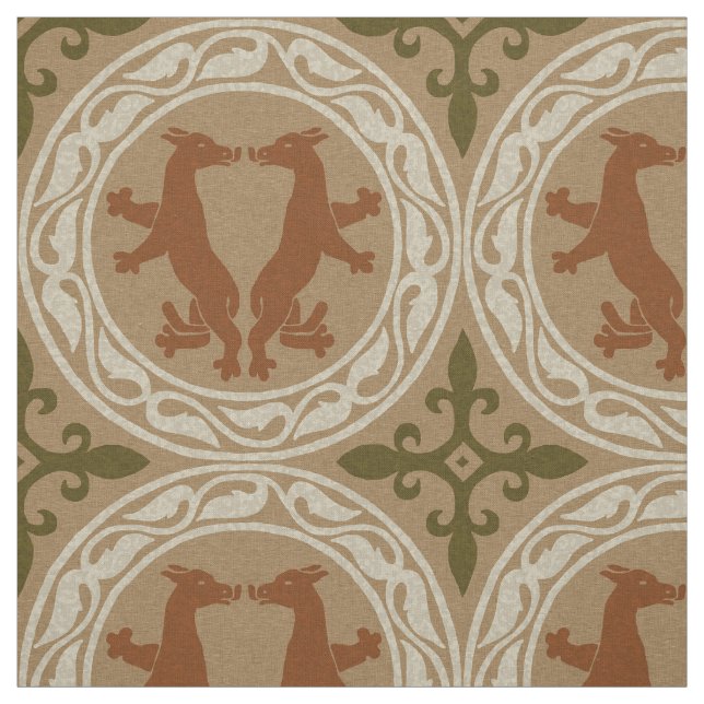 Byzantinische Tiere Stoff (Muster)