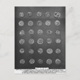 Byzantinische und römische Münzen, 04-10 Jahrhunde Postkarte