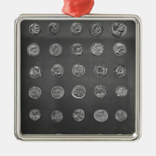 Byzantinische und römische Münzen, 04-1. Ornament Aus Metall