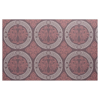 Byzantinische Vögel, Cranberry Red Stoff