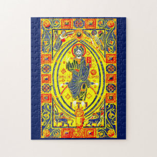 Byzantinische Volkskunst Jesus Puzzle