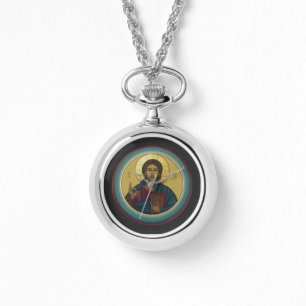 Byzantinisches Christus Pantokrator Rundmosaik Kun Armbanduhr
