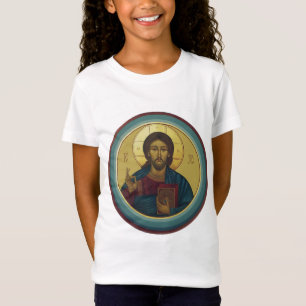 Byzantinisches Christus Pantokrator Rundmosaik Kun T-Shirt