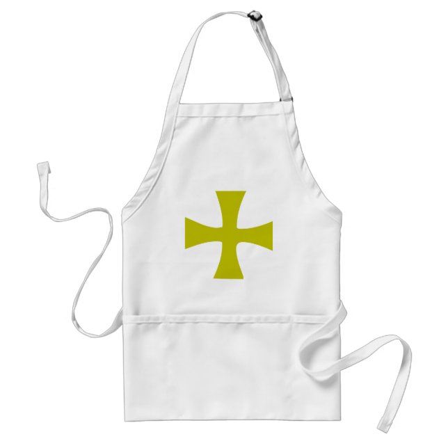 Byzantinisches Goldkreuz Schürze (Vorne)