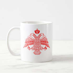 Byzantinisches Kreuz u. Eagle Kaffeetasse