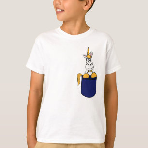BZ, Unicorn in einem Taschen-Shirt T-Shirt