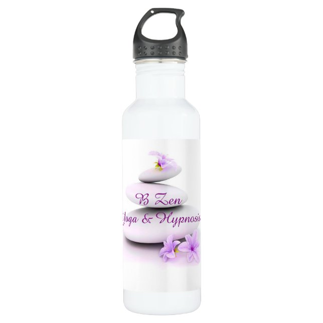 BZen Yoga-u. Hypnose-Wasser-Flasche Trinkflasche (Vorderseite)