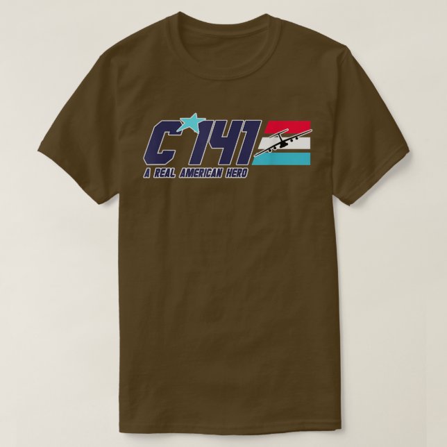 C141, ein wahrer amerikanischer Held T-Shirt (Design vorne)