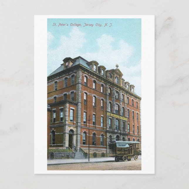 c1910 St. Peter's Uni, Jersey City, New Jersey Postkarte (Vorderseite)