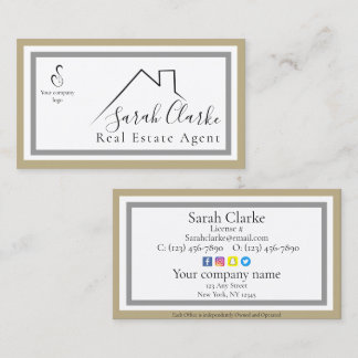 C21 Black Rooftop Business Card Visitenkarte