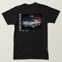 C2 Corvette - 2-seitige Männer-T - Shirt