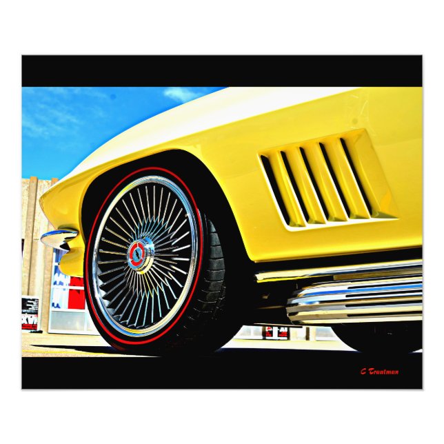 C2 Corvette Wall Art Fotodruck (Vorne)