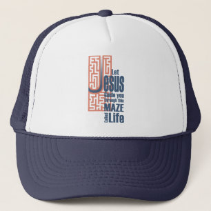 C2B: Jesus Maze Trucker Hat Truckerkappe
