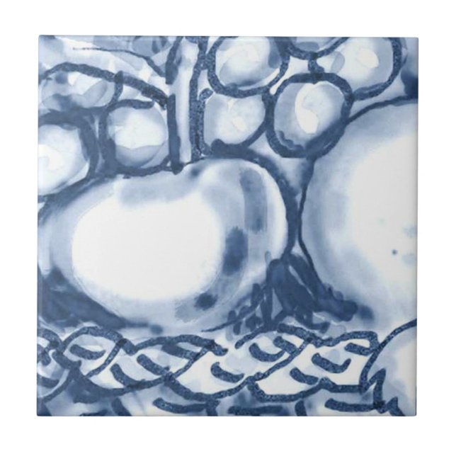 C3 - Delft-Korb-Wandfliese - C3 Fliese (Vorderseite)
