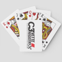 C3 Vette Register-Spielkarten
