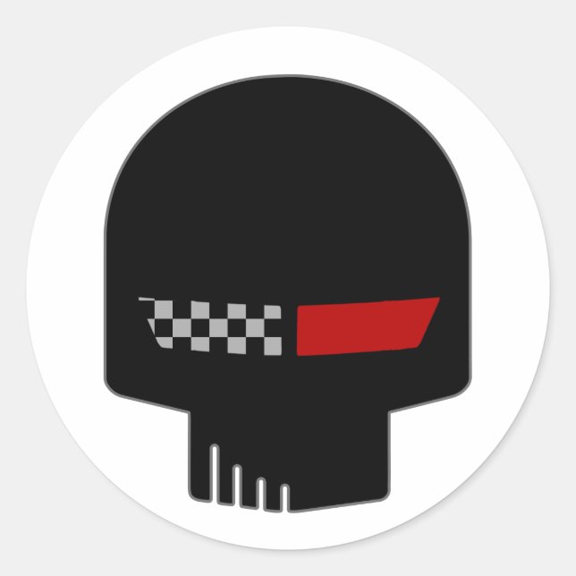 C4 Corvette JAKE Decal 3" Runder Aufkleber (Vorderseite)