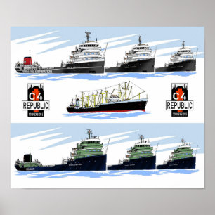 C4 Umrechnungen in der Republik Poster