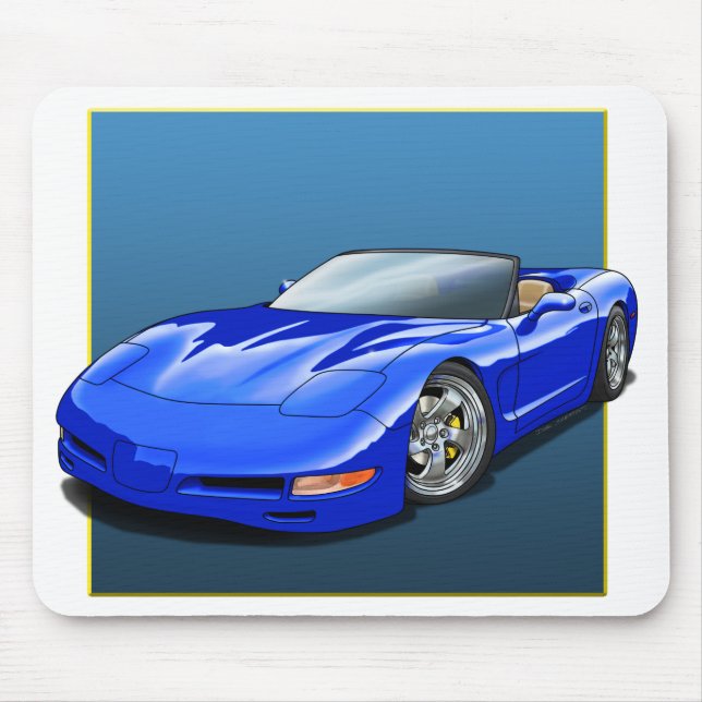 C5_Blue_conv_Vette.tif Mousepad (Vorne)