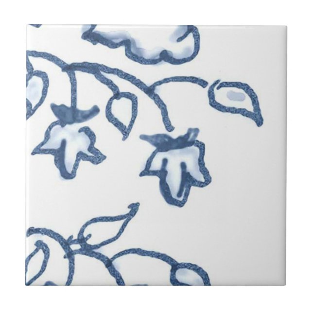 C6 - Delft-Korb-Wandfliese - C6 Fliese (Vorderseite)