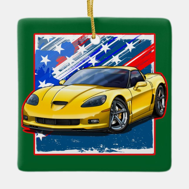 C6_Yellow Keramikornament (Vorderseite)