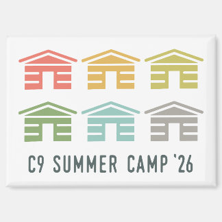 C9 Sommercamp 2026 Hüttenmagnet Magnet
