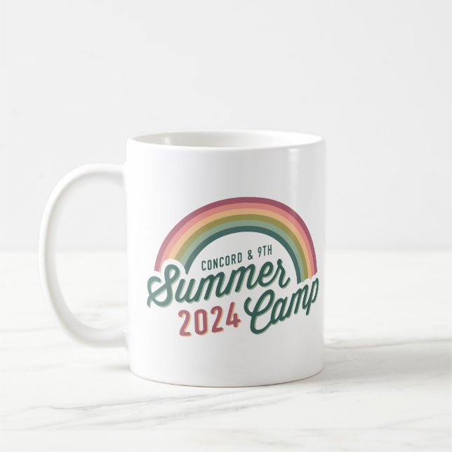 C9 Sommerlager 2024 Rainbow-Tasse Kaffeetasse (Links)