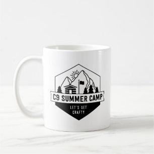 C9 Summer Camp Crafty Logo Kaffeetasse