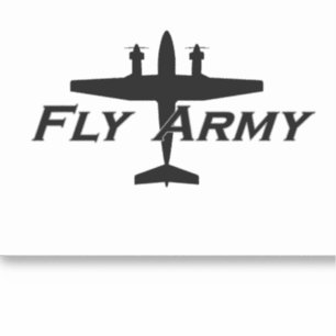 C-12 King Air Army Festwing Sticker