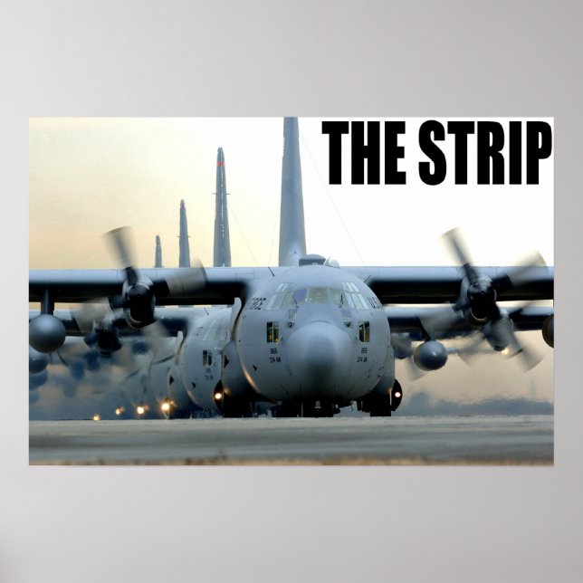 C-130 am Strip Poster (Vorne)