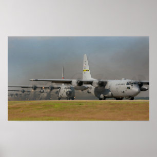 C-130 Hercules Aircraft Poster