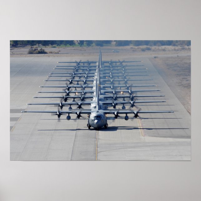 C-130 Hercules Aircraft Poster (Vorne)