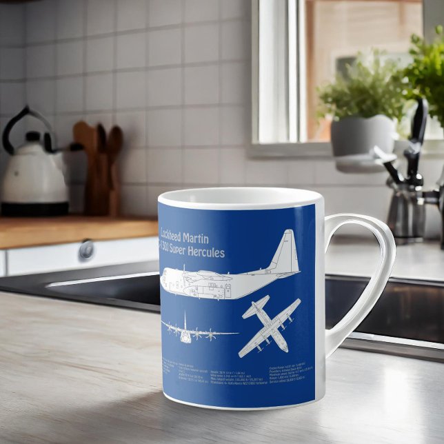 C-130 Hercules - Flugzeugkonzepte ABD Kaffeetasse (Von Creator hochgeladen)