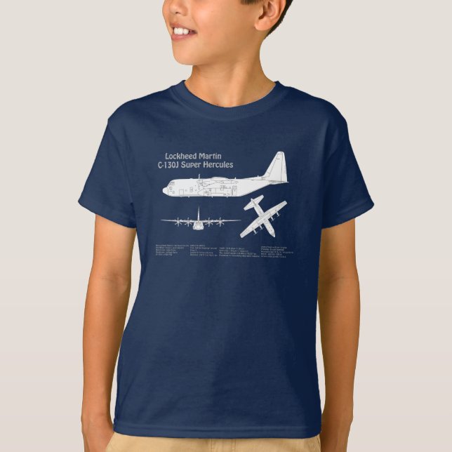 C-130 Hercules - Flugzeugkonzepte ABD T-Shirt (Vorderseite)