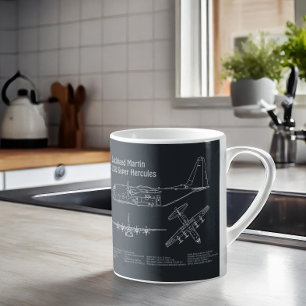 C-130 Hercules - Flugzeugkonzepte PD Kaffeetasse