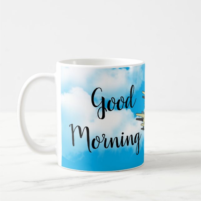 C-130 Hercules Good Morning Tasse 2 (Links)