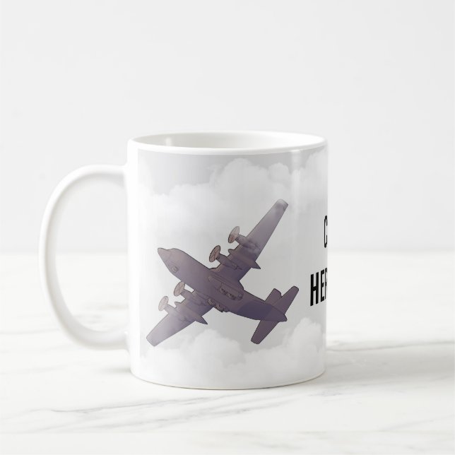 C-130 Hercules-Kaffee-Tasse Kaffeetasse (Links)