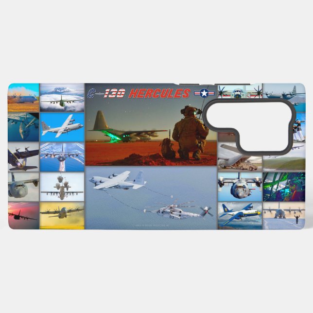 C-130 HERCULES SAMSUNG GALAXY HÜLLE (Rückseite (Horizontal))